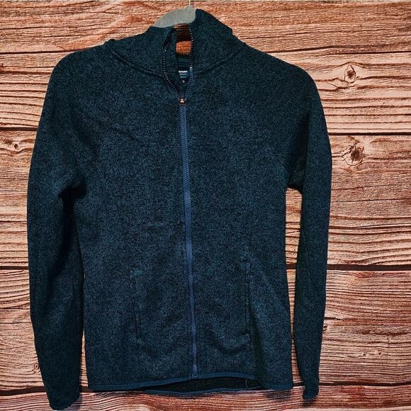Tek Gear Hooded Jacket Women's small deep teal/ black  Pre-owned - Picture 1 of 8